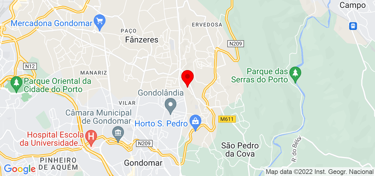 Gon&ccedil;alves Estofos - Porto - Gondomar - Mapa