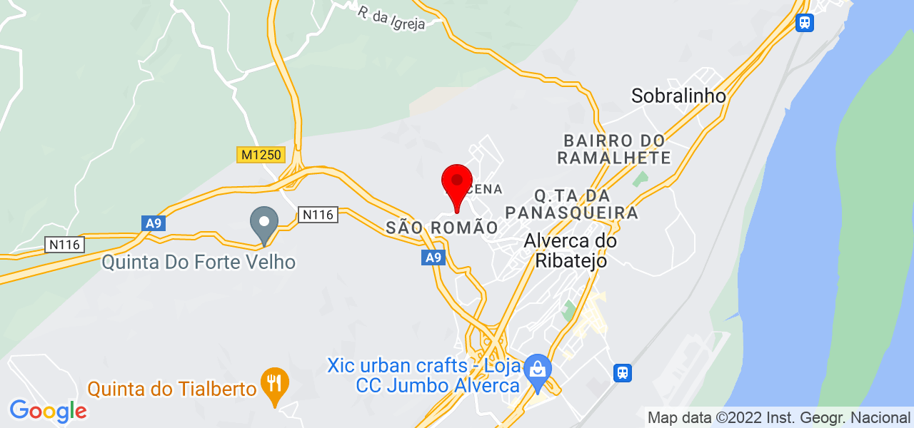 Nuno Leonardo - Lisboa - Vila Franca de Xira - Mapa