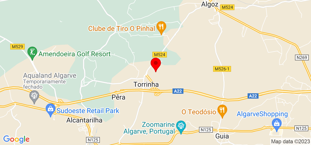 Alejandro - Faro - Silves - Mapa