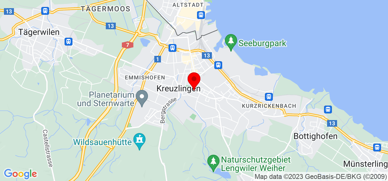 Praxis in meinem Element - Thurgau - Kreuzlingen - Karte