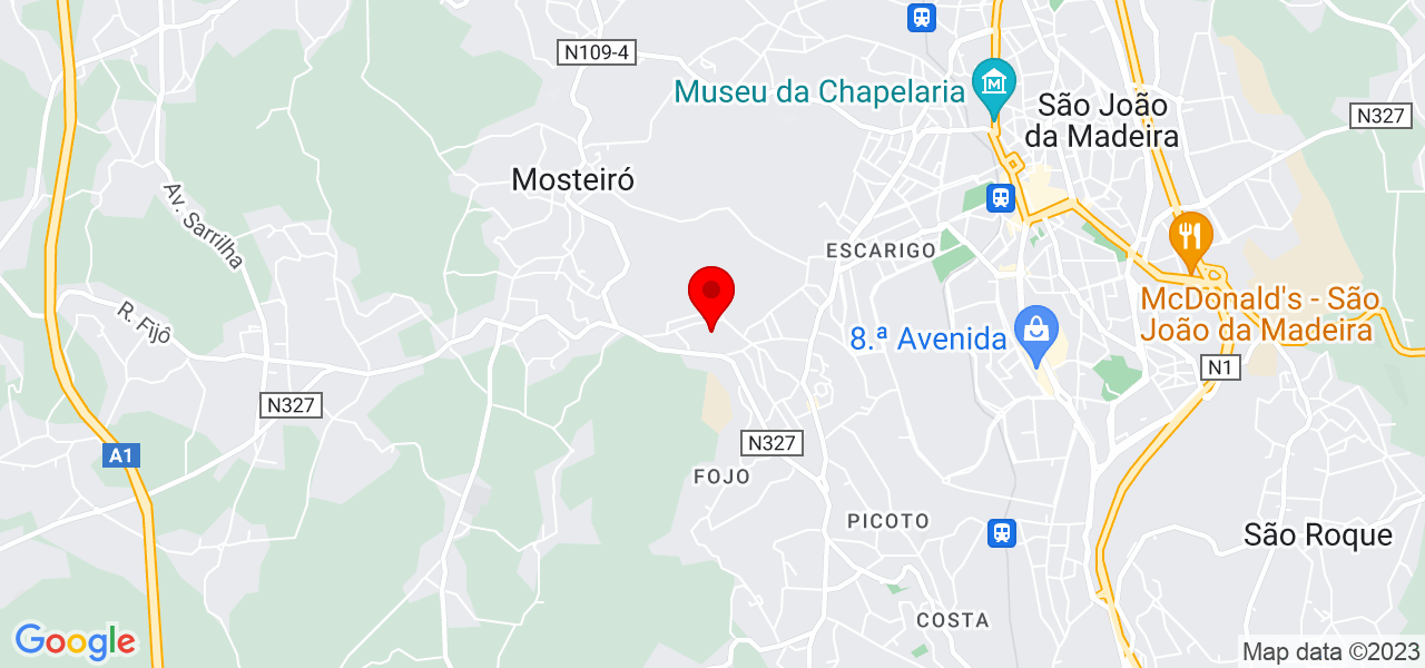 Marco Correia - Aveiro - Oliveira de Azeméis - Mapa