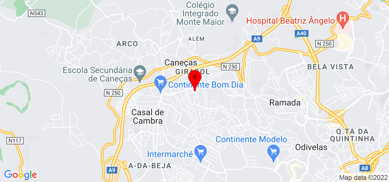 Rc.moveis planejadores - Lisboa - Odivelas - Mapa