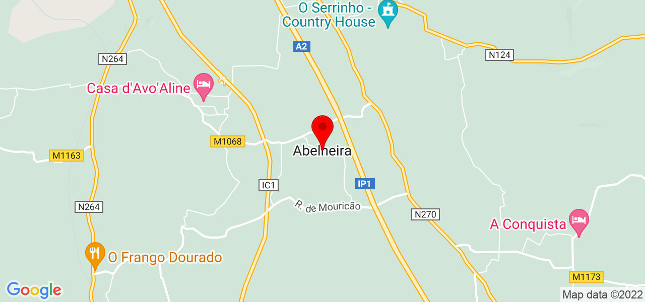 Ros&acirc;ngela - Faro - Loulé - Mapa