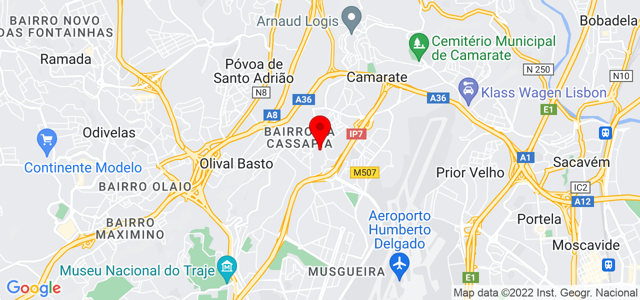 Daniel Pereira - Lisboa - Lisboa - Mapa