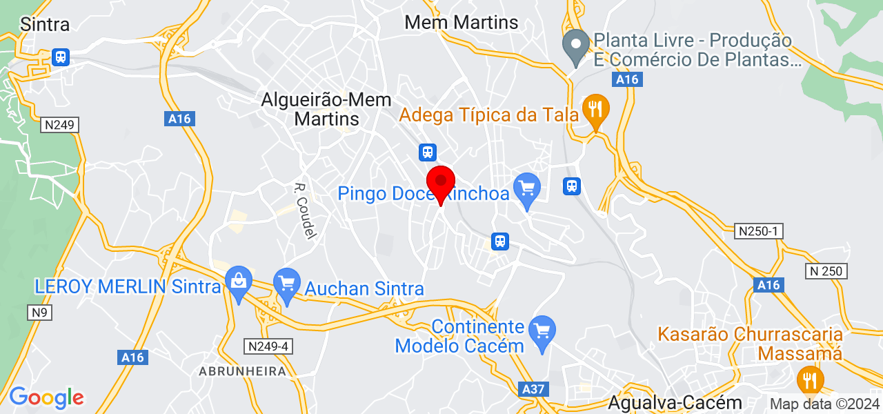 Helen Borges - Lisboa - Sintra - Mapa