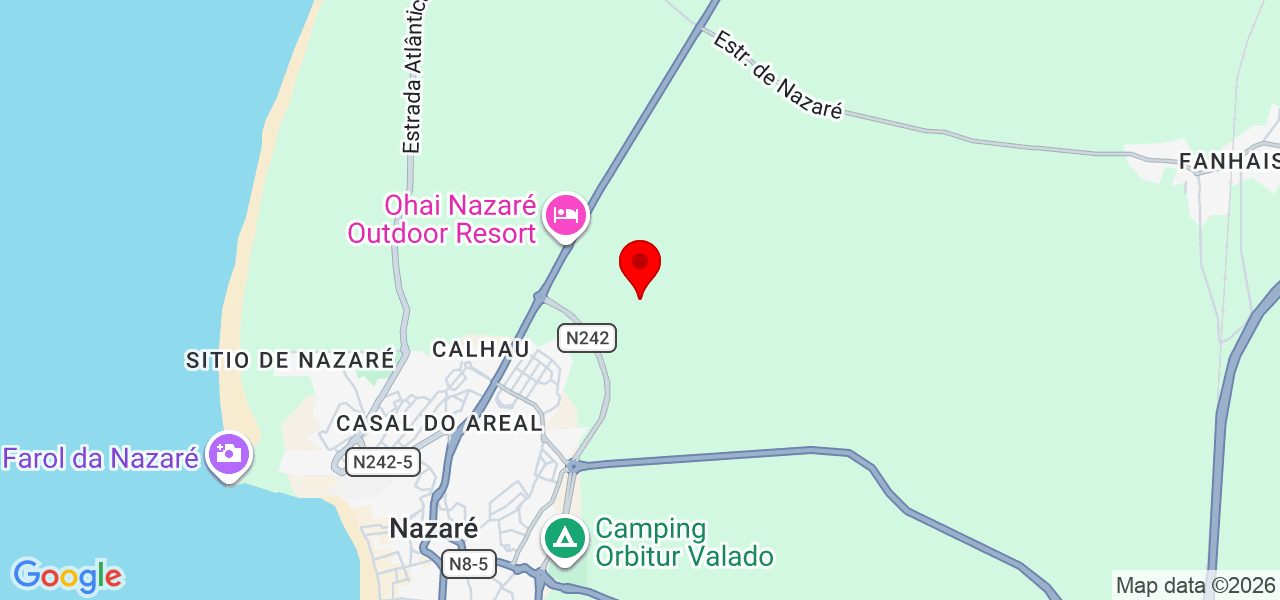 Remodelação geral - Leiria - Nazaré - Mapa