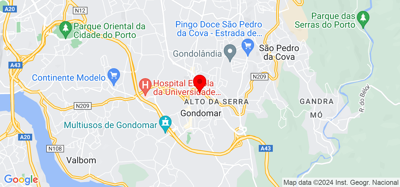 Elisa - Porto - Gondomar - Mapa