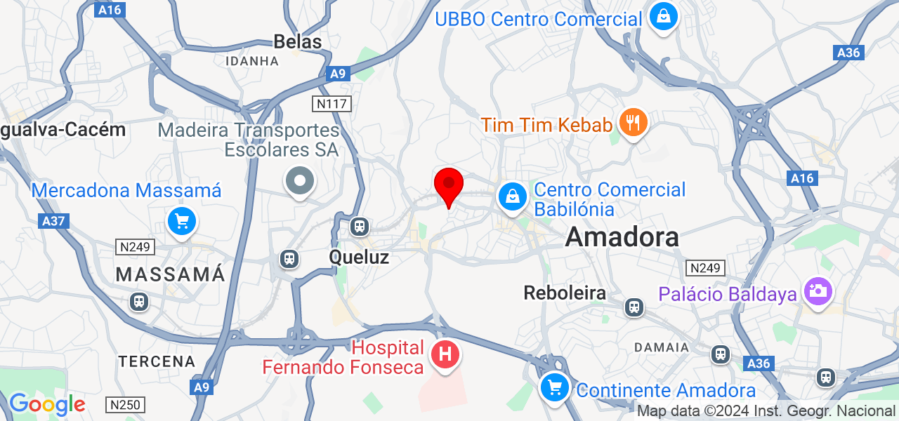 Paulo Fernandes - Lisboa - Amadora - Mapa