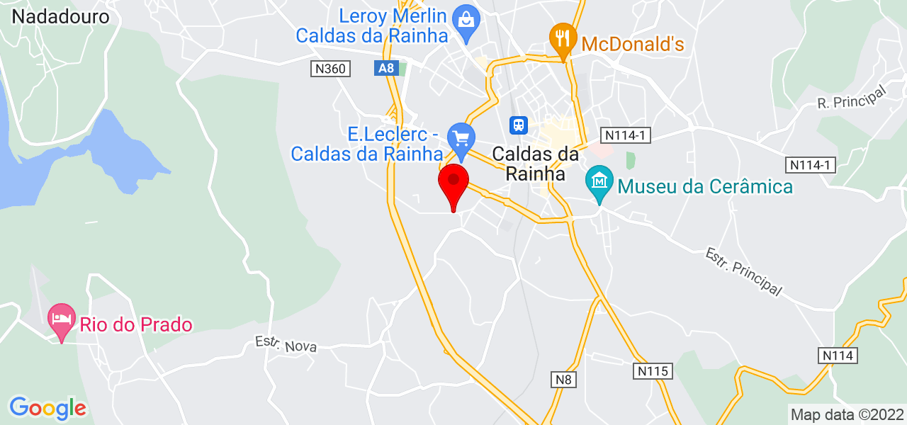 Lu&iacute;s Anacleto - Sociedade Unipessoal, Lda - Leiria - Caldas da Rainha - Mapa