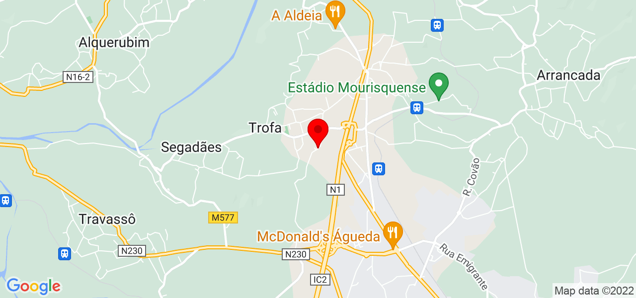 Salom&eacute; Vidal - Aveiro - Águeda - Mapa