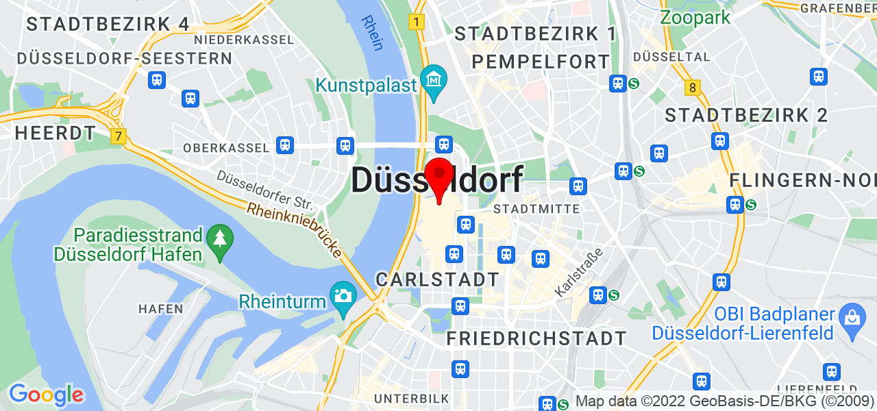 PYLL PROTECTION - Nordrhein-Westfalen - Düsseldorf - Karte