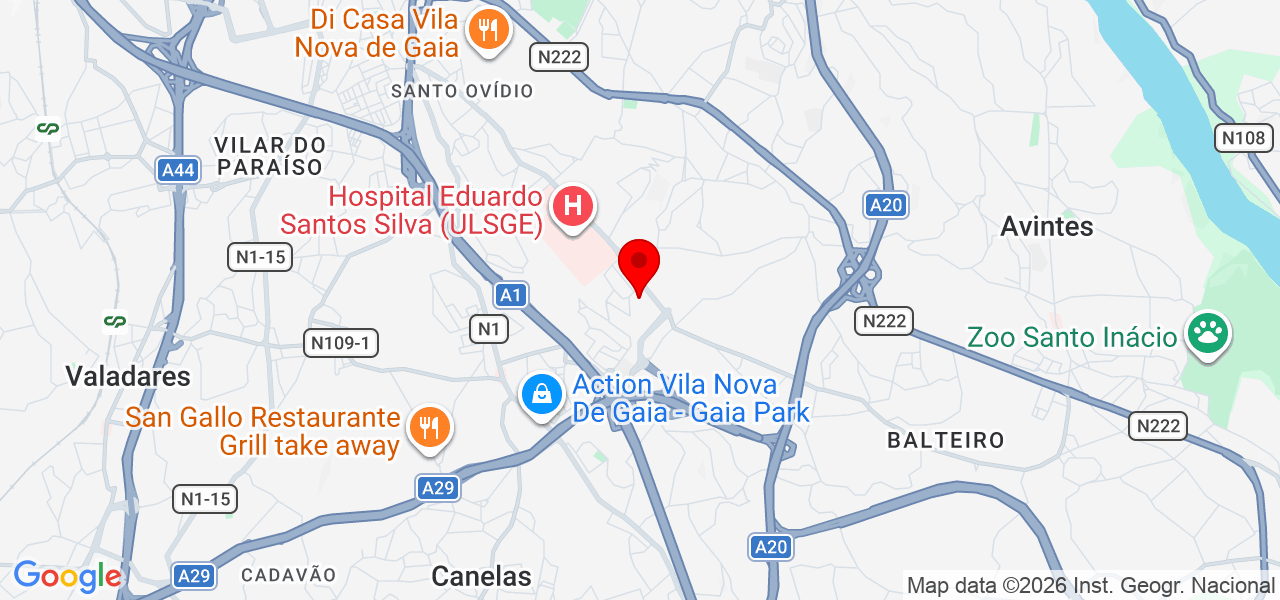 MP Pinturas e Renovação - Porto - Vila Nova de Gaia - Mapa