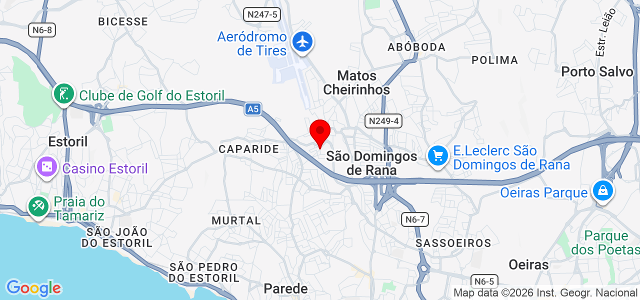 Vekso Serviços - Lisboa - Cascais - Mapa