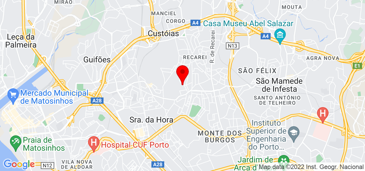 fernando Monteiro - Porto - Matosinhos - Mapa