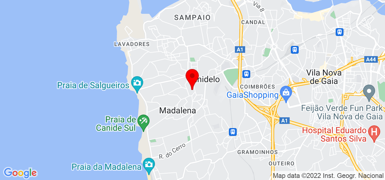 Mafalda - Porto - Vila Nova de Gaia - Karte