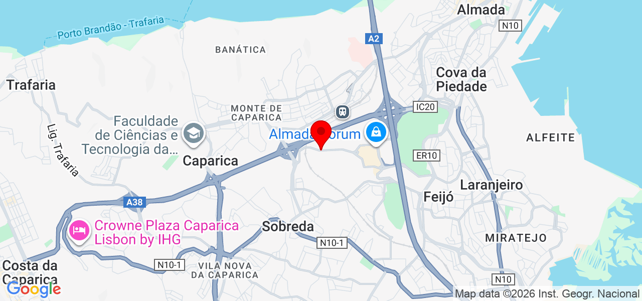 Clara - Setúbal - Almada - Karte
