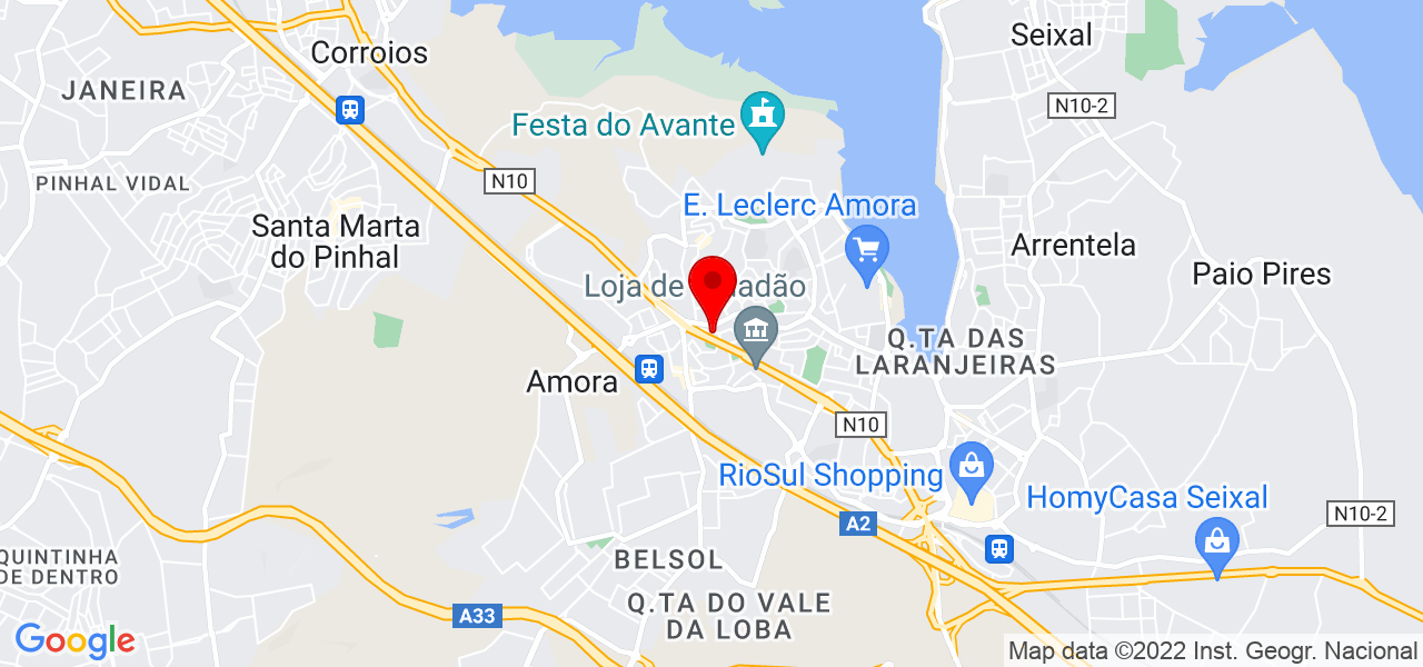 MSUL Seguros - Setúbal - Seixal - Mapa