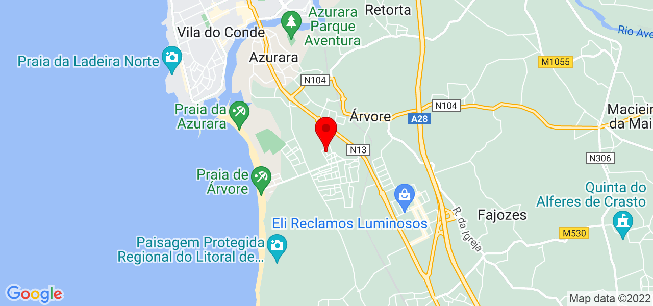 Visually - Porto - Vila do Conde - Mapa