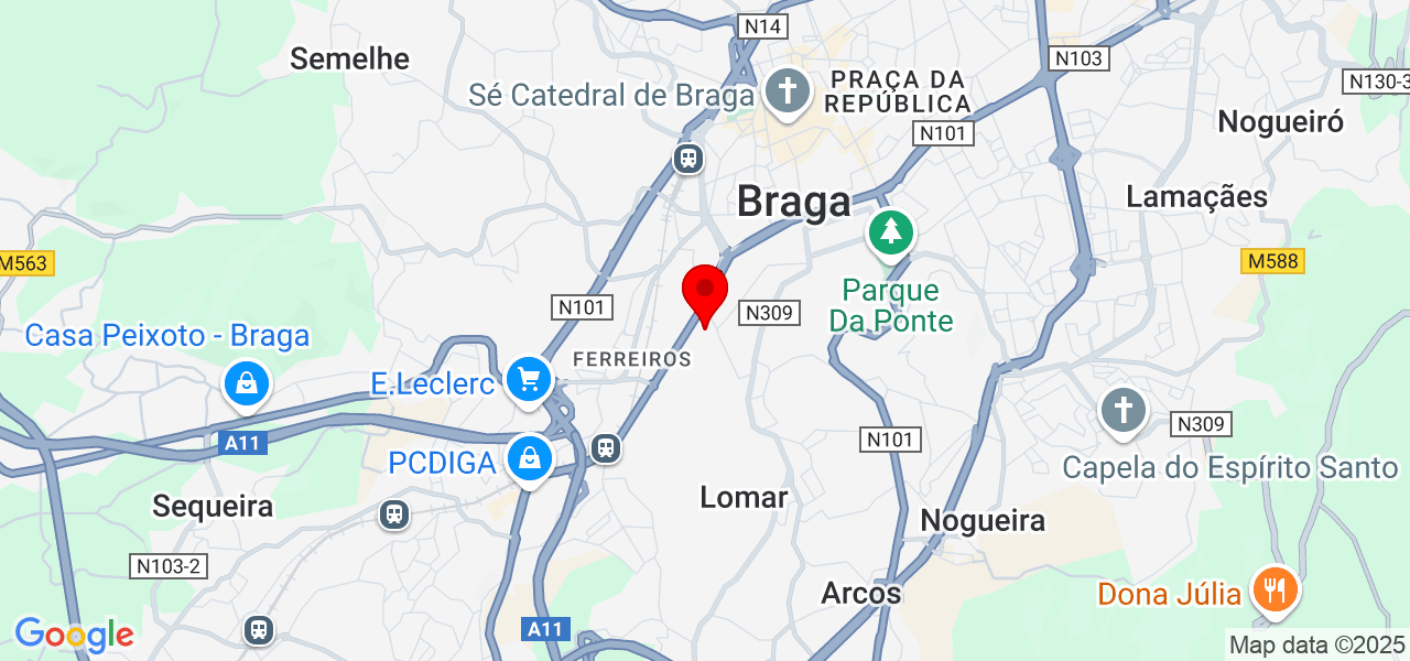 stephanie santos - Braga - Braga - Karte