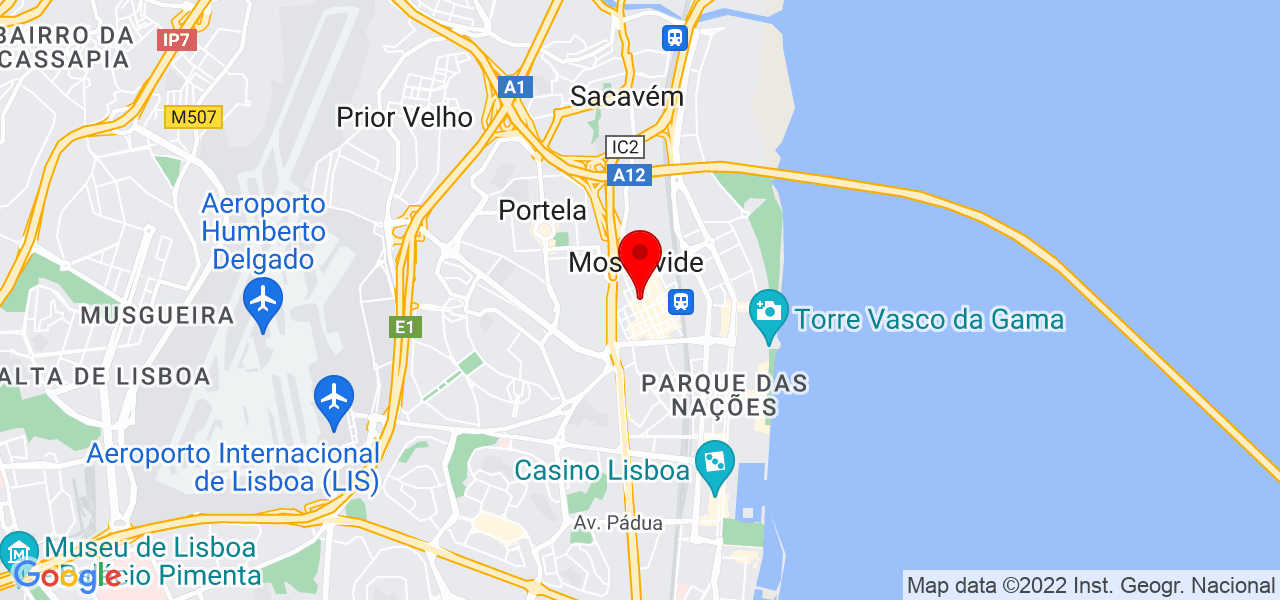 Vanusa - Lisboa - Loures - Mapa