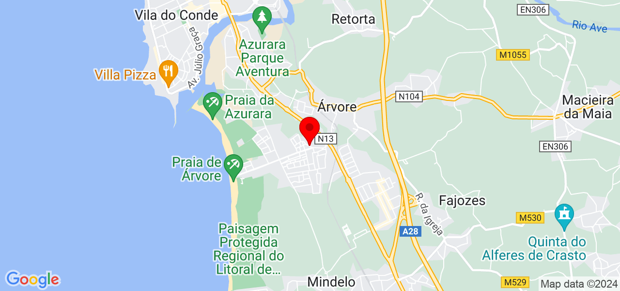 Luna_Morais - Porto - Vila do Conde - Mapa