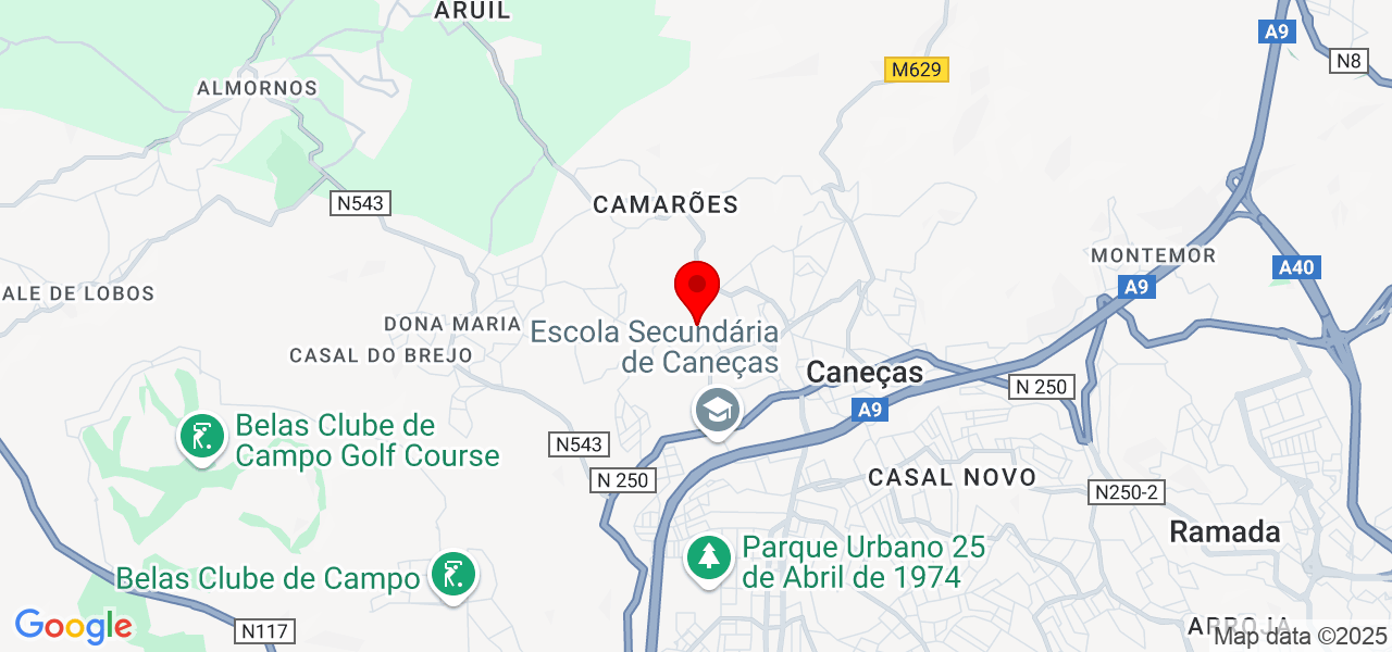 Aqua-forte - Lisboa - Odivelas - Mapa