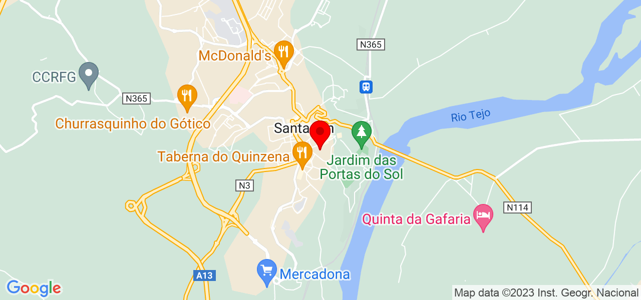 Leonardo Turbian - Santarém - Santarém - Mapa
