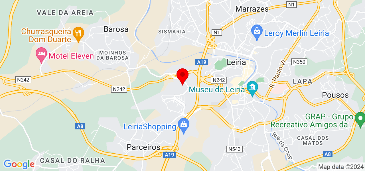 Dalila Contreiras - Leiria - Leiria - Mapa