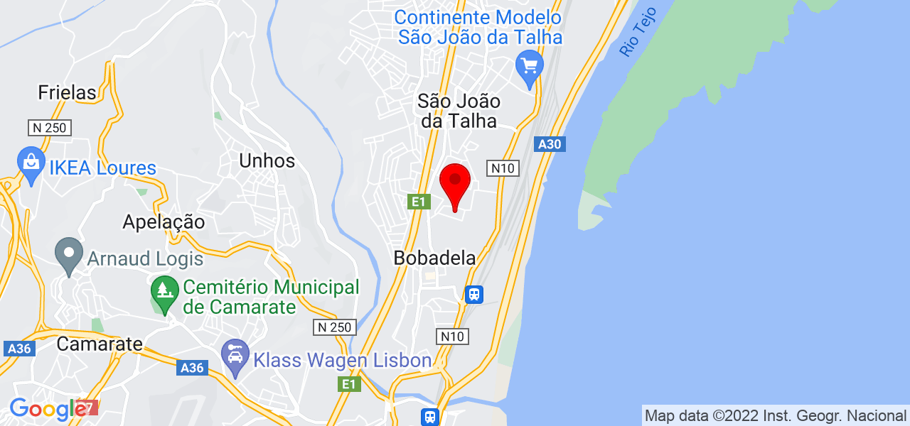 Henriqueta Pala - Lisboa - Loures - Mapa
