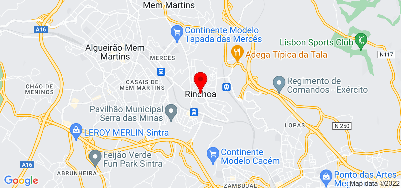 Nuno - Lisboa - Sintra - Mapa