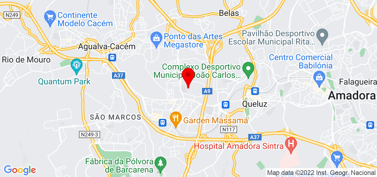 C&iacute;ntia - Lisboa - Sintra - Mapa