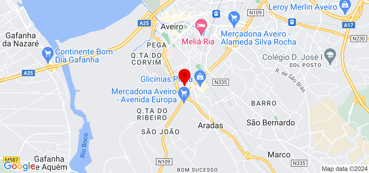Nuno Barroso - Aveiro - Aveiro - Mapa