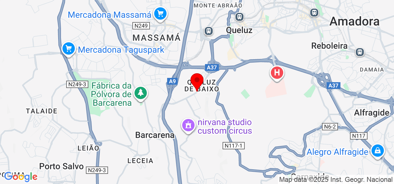 Storecar - Lisboa - Oeiras - Map