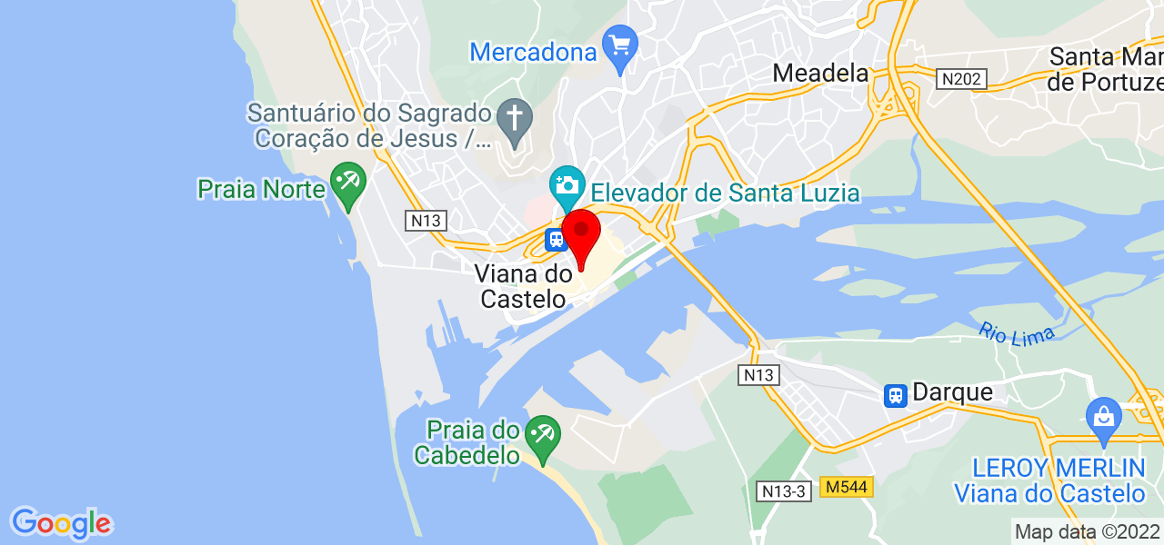 Joaz - Viana do Castelo - Viana do Castelo - Mapa