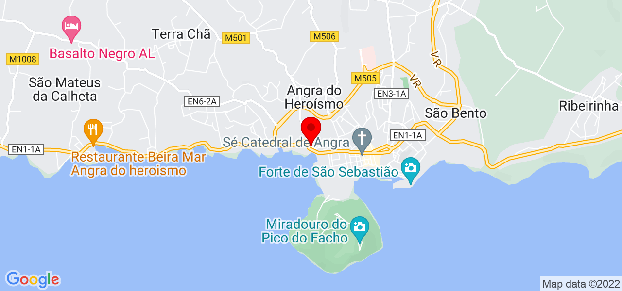 Margarida Afonso - Açores - Angra do Heroísmo - Mapa