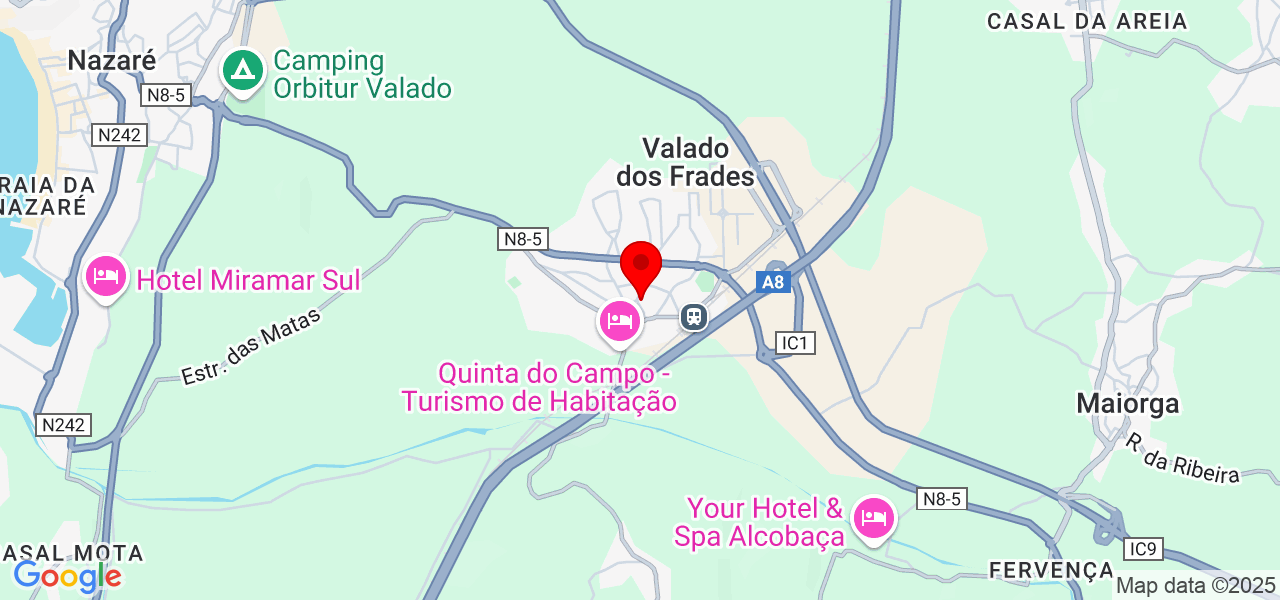 Felimpa - Leiria - Nazaré - Karte