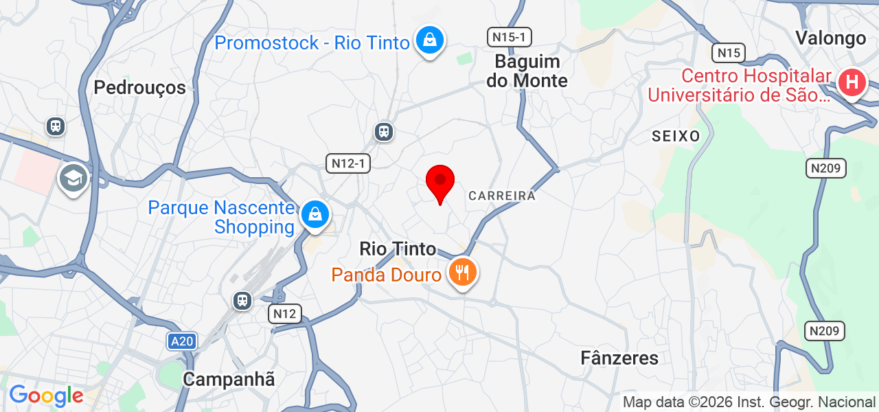 Alicerce Fertil - Porto - Gondomar - Mapa