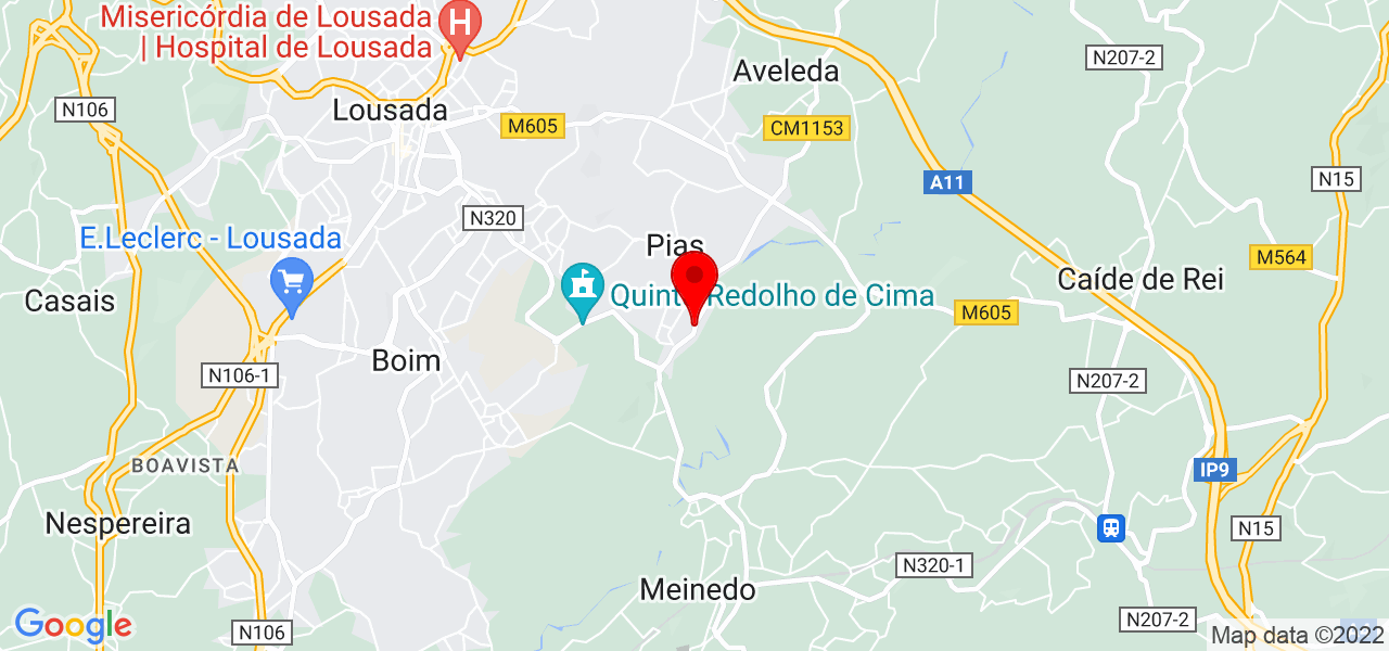 Anabela Ribeiro - Porto - Lousada - Mapa