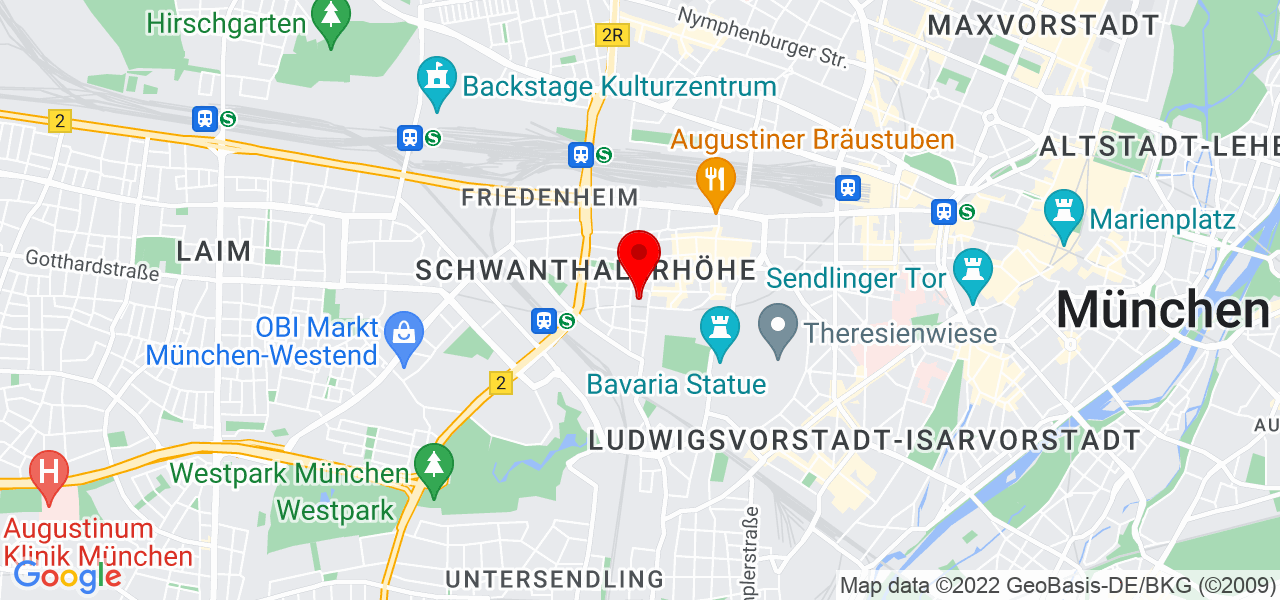 Reverchon Films - Bayern - München - Karte