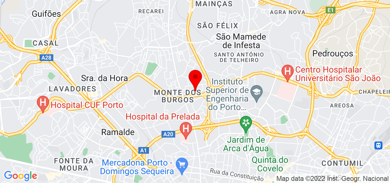 Airton - Porto - Matosinhos - Mapa