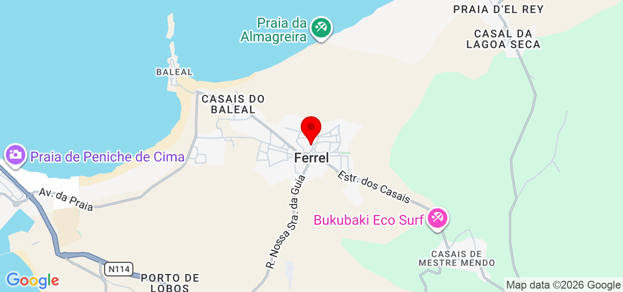 Octavio Souza - Leiria - Peniche - Mapa