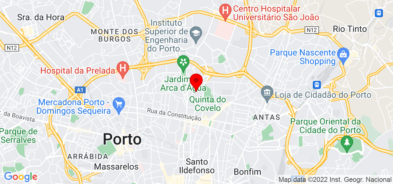 Sara Bebiano - Porto - Porto - Mapa