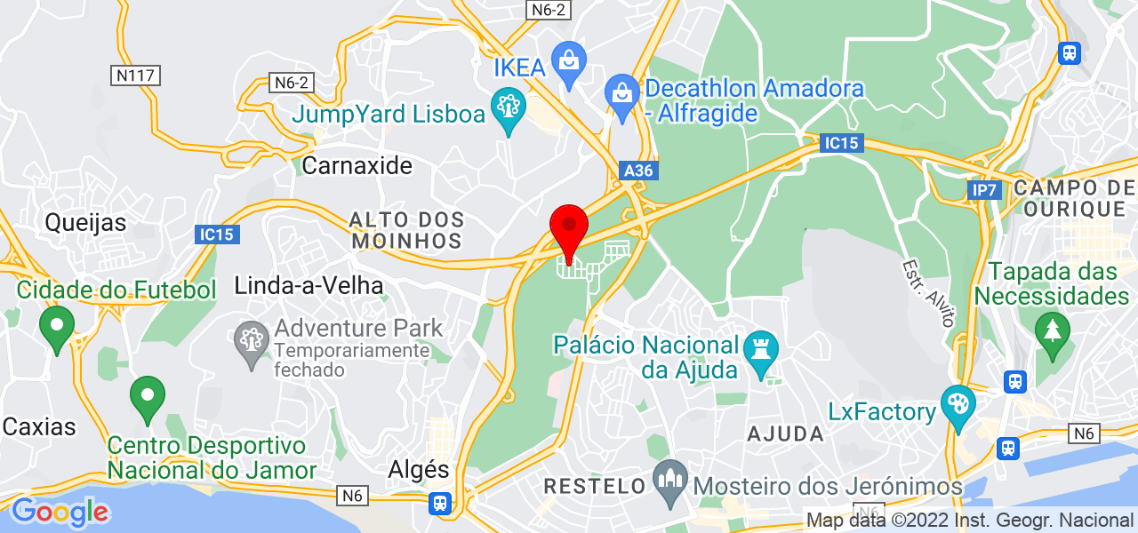 In&ecirc;s Oliveira - Lisboa - Lisboa - Mapa