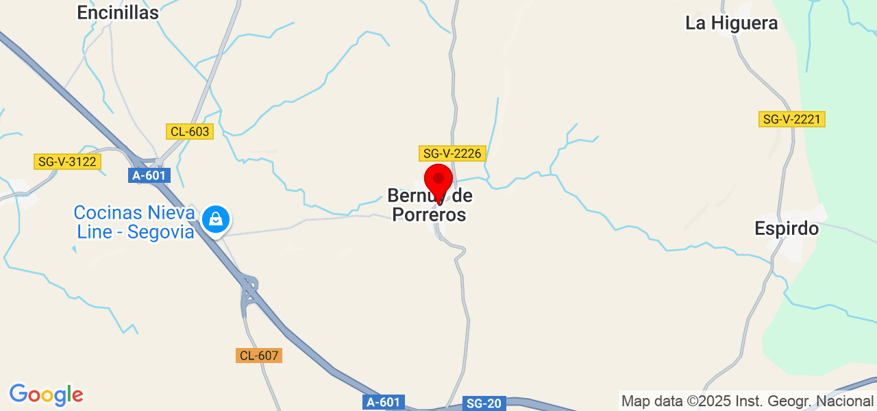 Ricardo Estrada - Castilla y León - Bernuy de Porreros - Mapa
