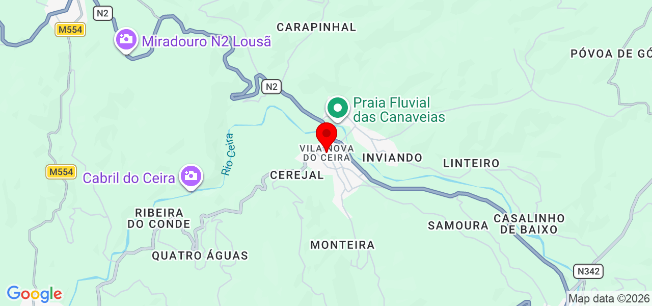 MCR - Coimbra - Góis - Mapa