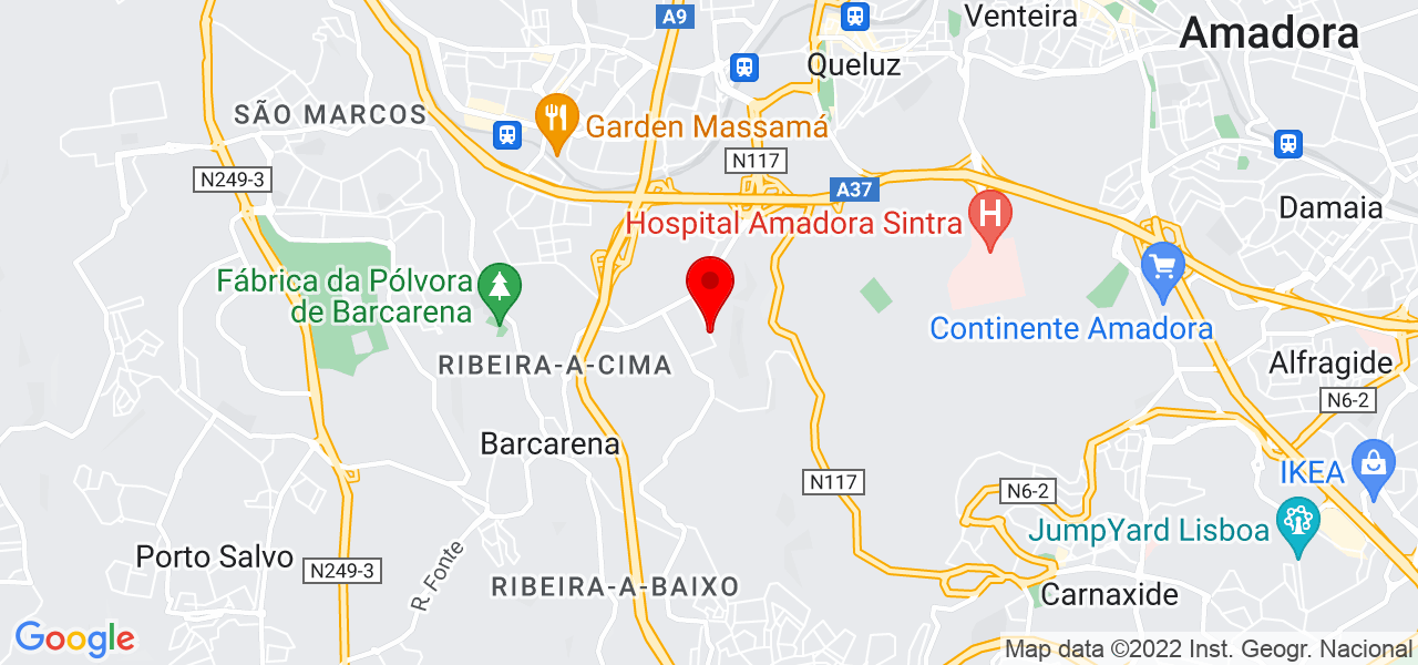 Nuno Carvalho - Lisboa - Oeiras - Mapa