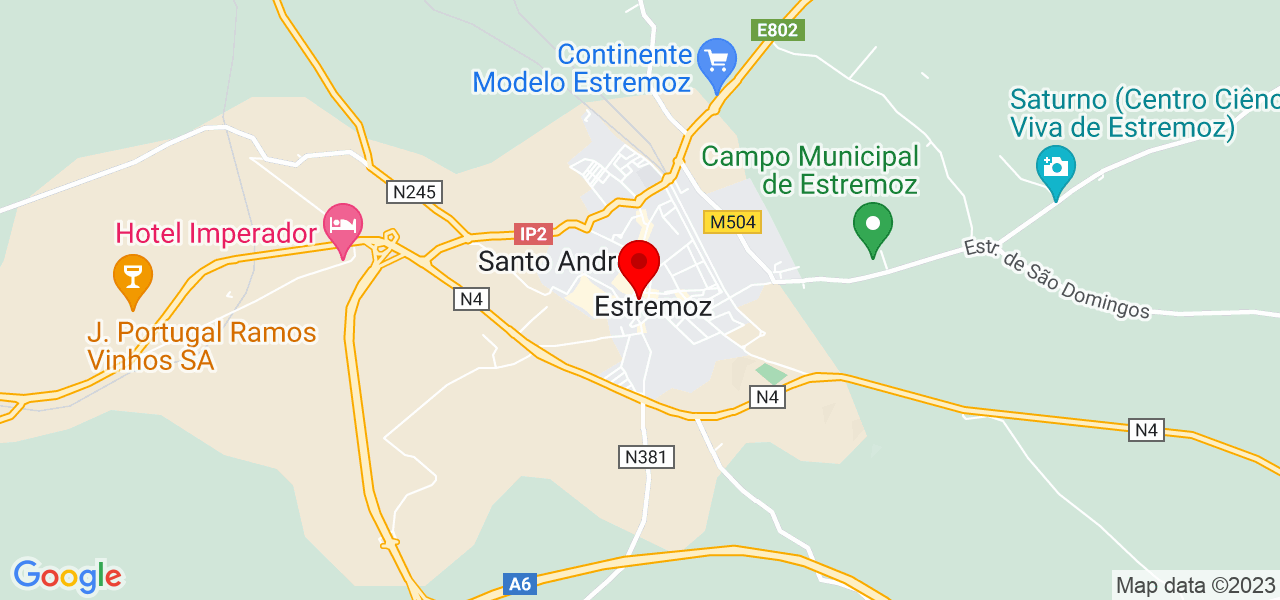 Nuno Andr&eacute; Flor&ecirc;ncio - Évora - Estremoz - Mapa