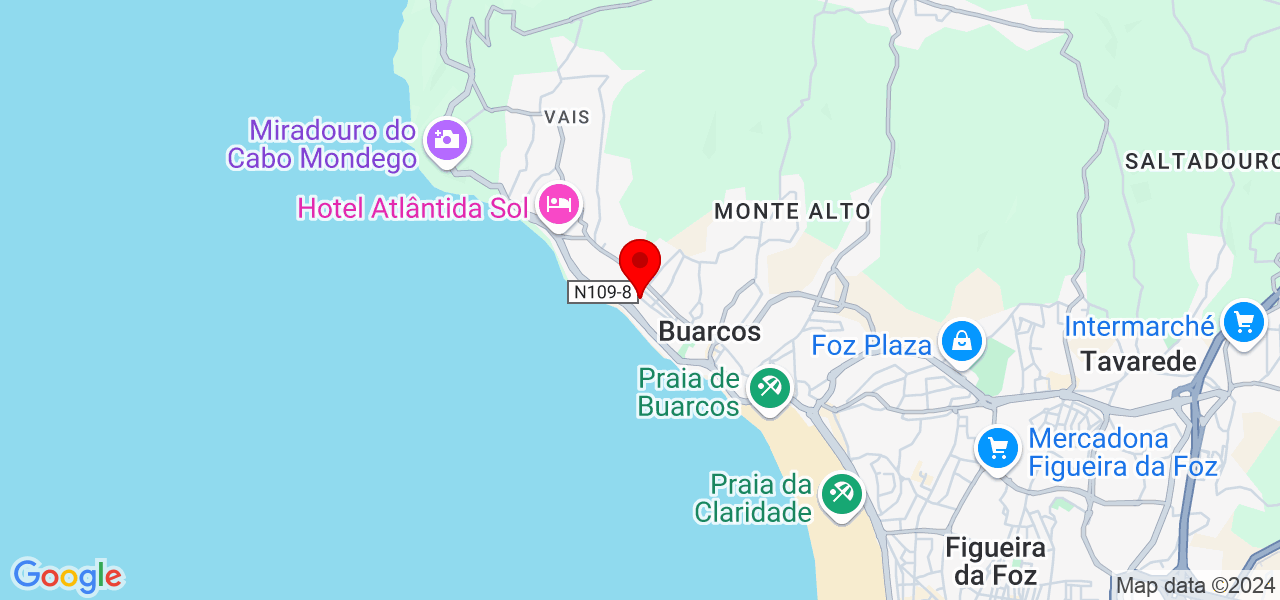 Cuidadora idosa - Coimbra - Figueira da Foz - Mapa