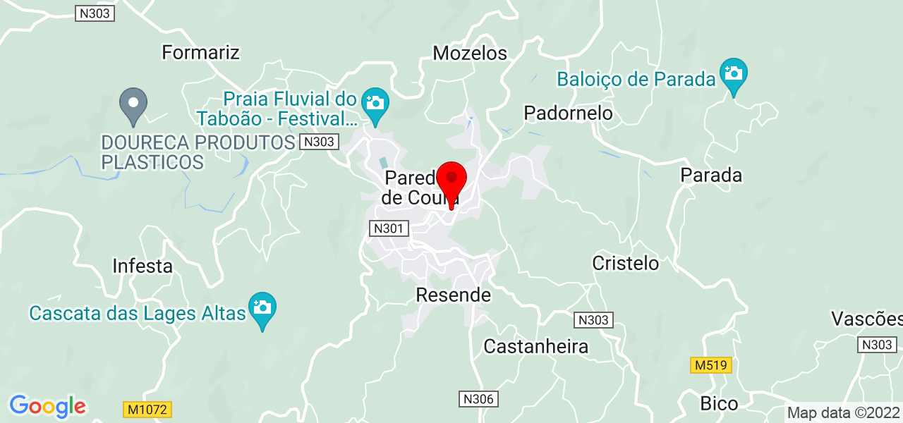 Kat Oliveira - Viana do Castelo - Paredes de Coura - Mapa
