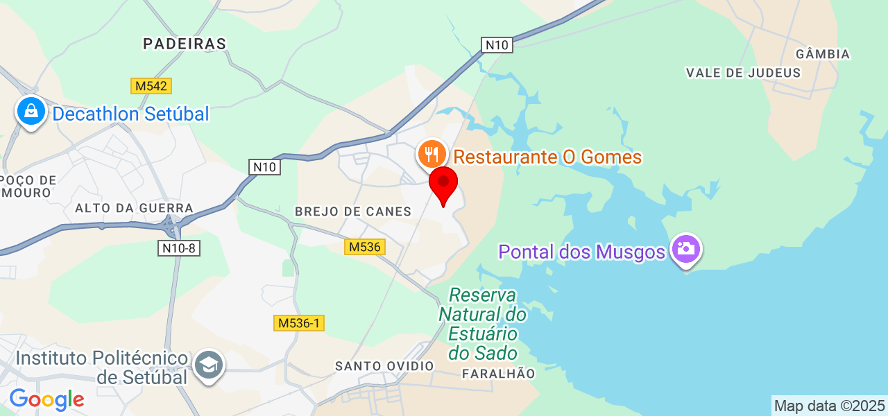 Jucemar Carvalho - Setúbal - Setúbal - Mapa